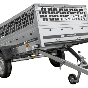 GARDEN TRAILER 264 KIPP mit Gitteraufsatz, Flachplane und Stützrad