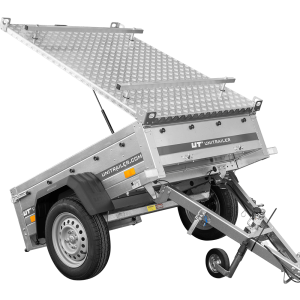 Einachsanhänger 750 kg 150×106 Garden Trailer 150 KIPP mit Alu-Deckel
