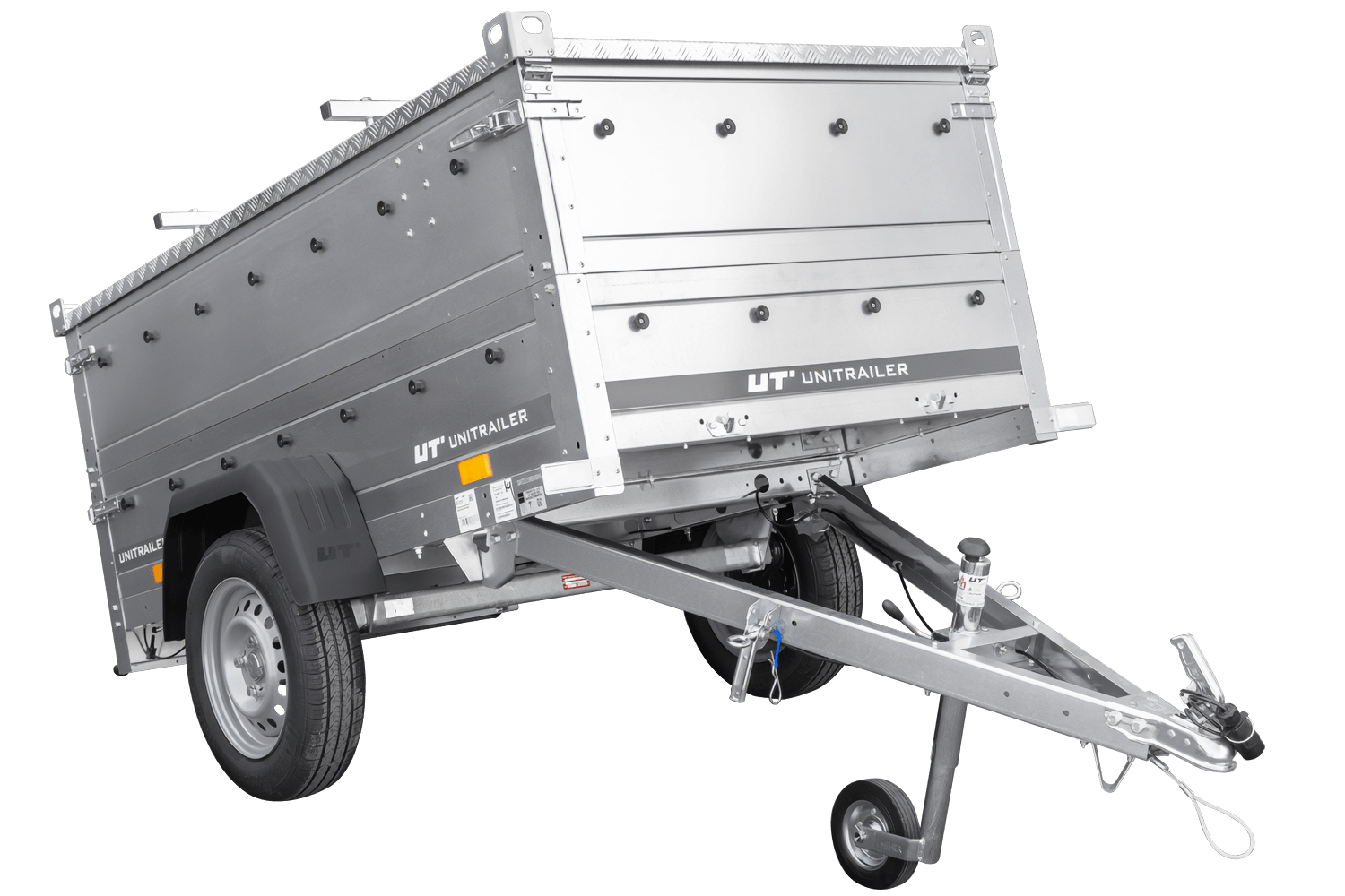 Anhänger mit Deckel Garden Trailer 200 KIPP 200×106 cm 750 kg