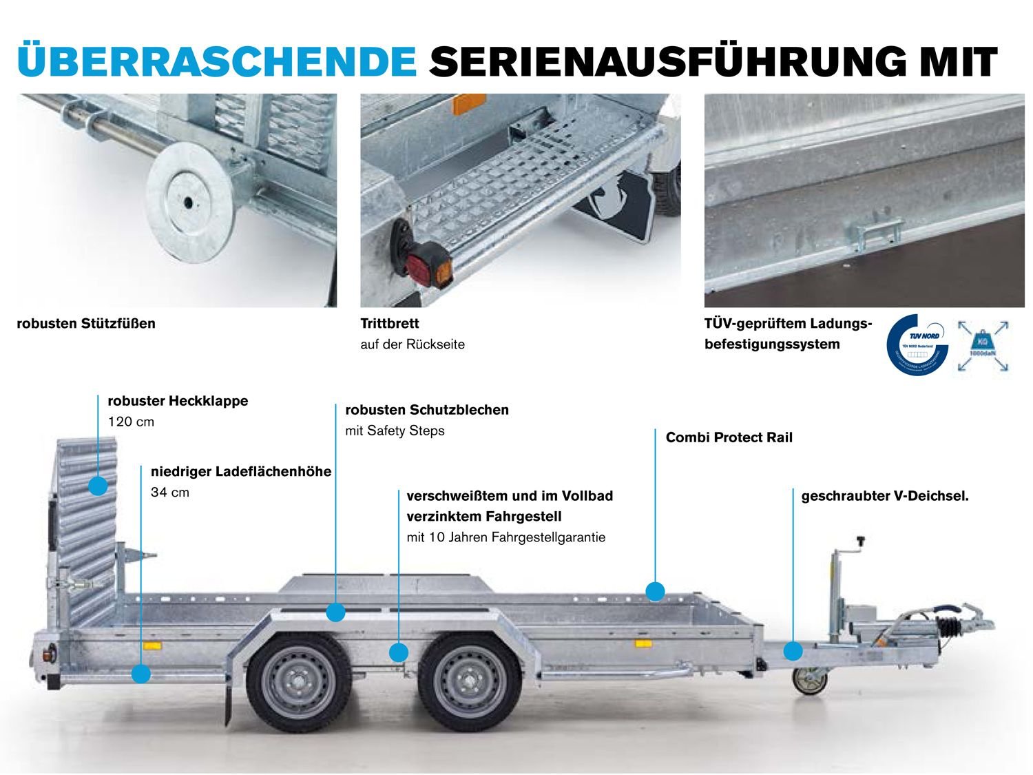 Hapert Indigo LF-2 3000 – Maschinentransporter – 3000 kg – Bild 6