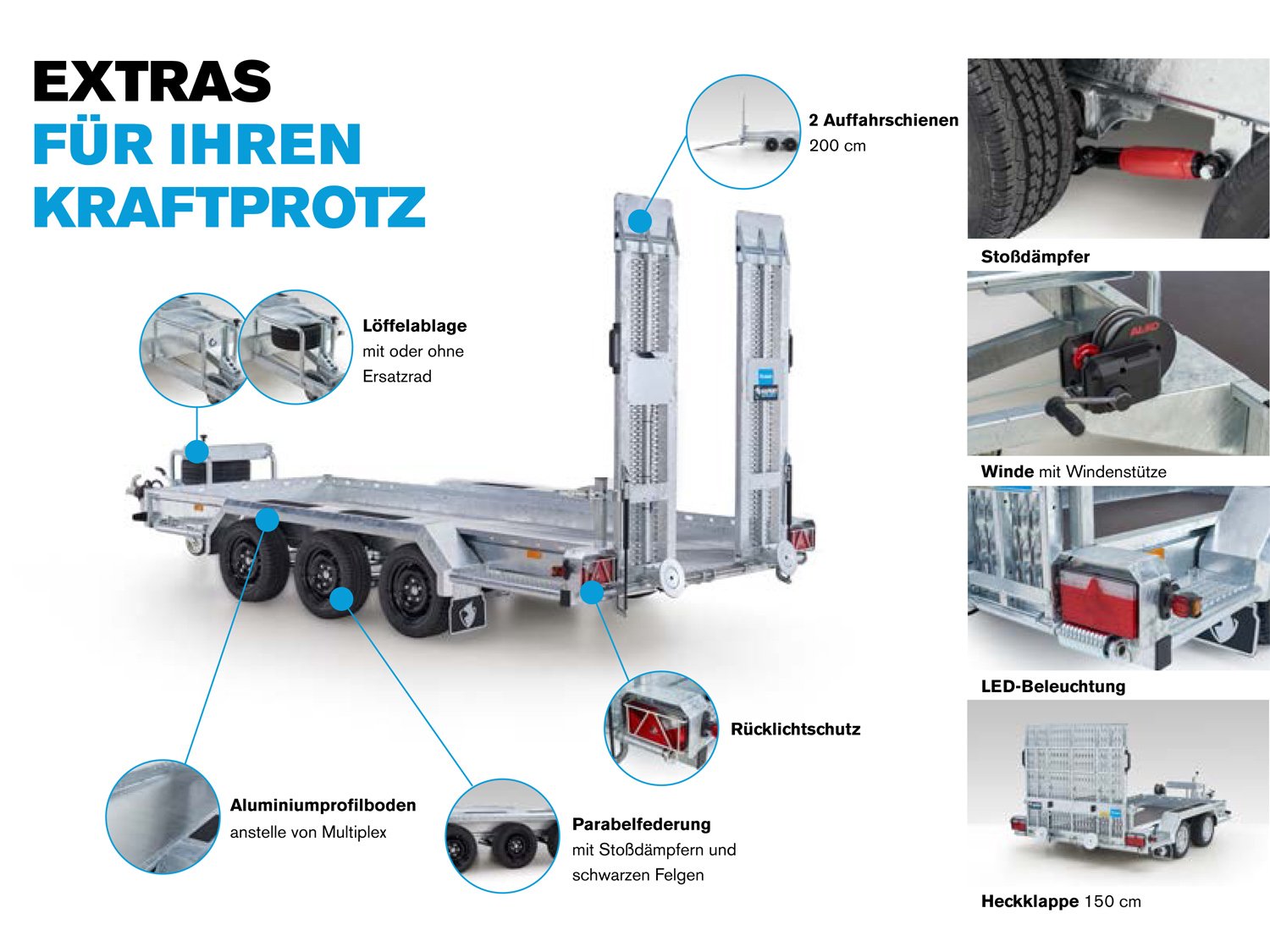 Hapert Indigo LF-2 3000 – Maschinentransporter – 3000 kg – Bild 7