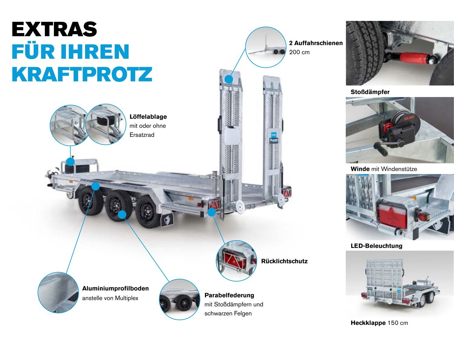Hapert Indigo LF-2 3000 – Maschinentransporter – 3000 kg – Bild 8
