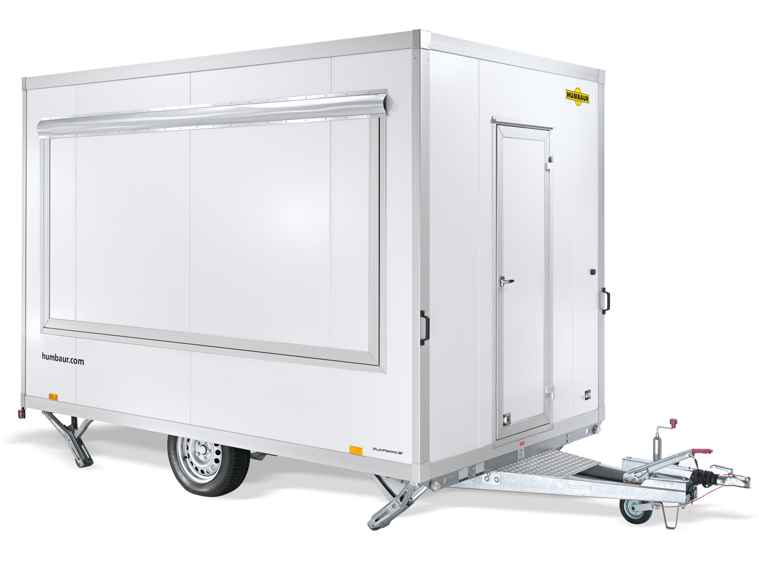 Humbaur HVK 13 32 22 – 24 PF30 – Verkaufsanhänger – 1300 kg