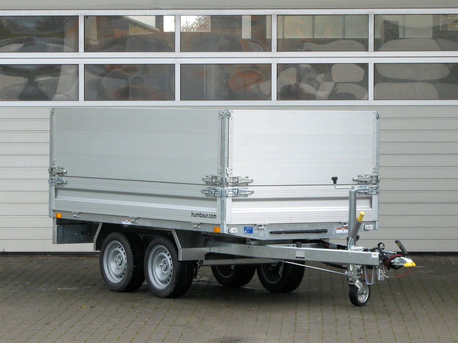 Humbaur HUK 303117 E-Pumpe Alu-BW-Aufsatz – Rückwärtskipper – 3000 kg – Bild 7