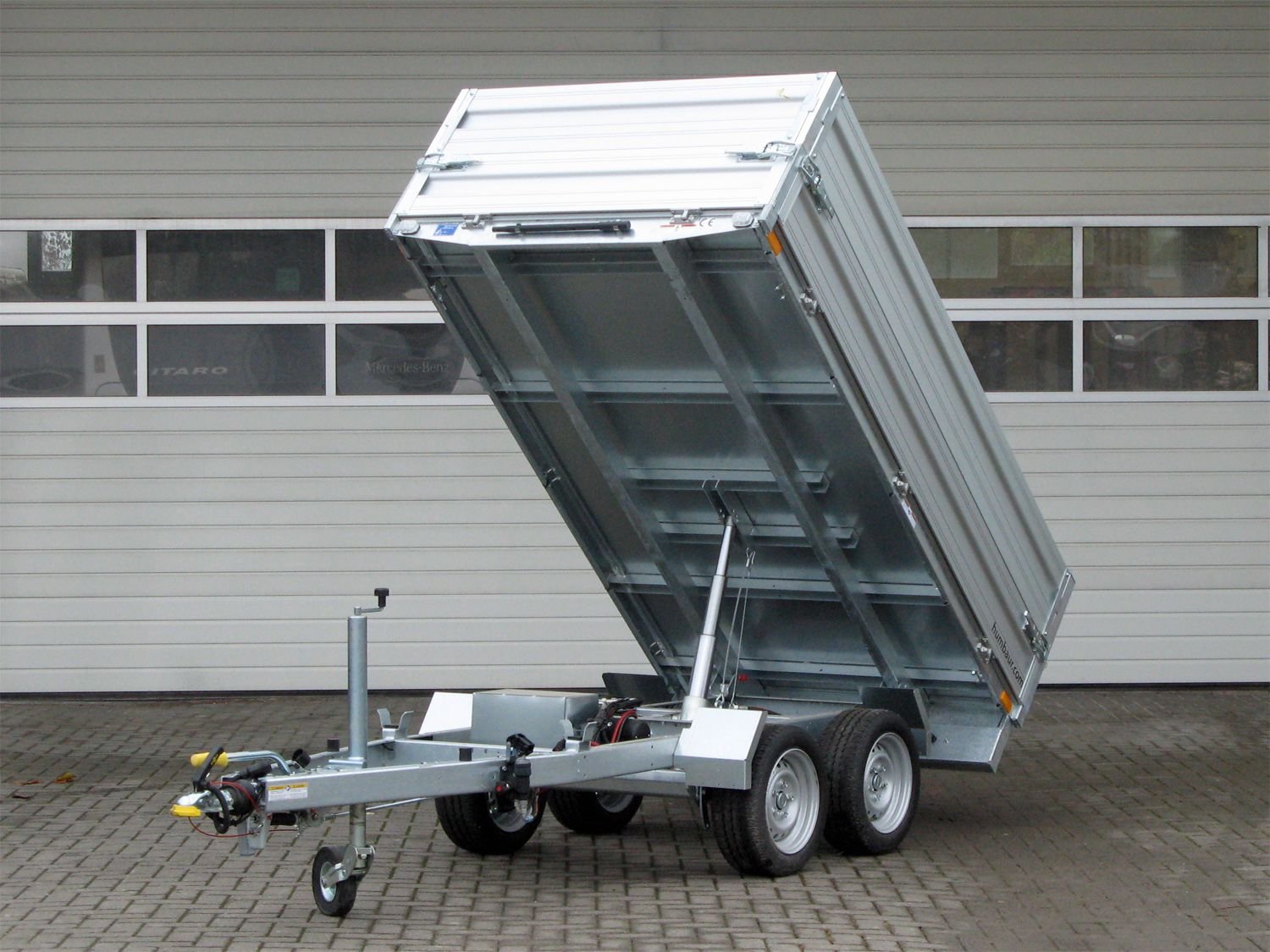 Humbaur HUK 272715 E-Pumpe u. BW-Aufsatz – Rückwärtskipper – 2700 kg – Bild 6