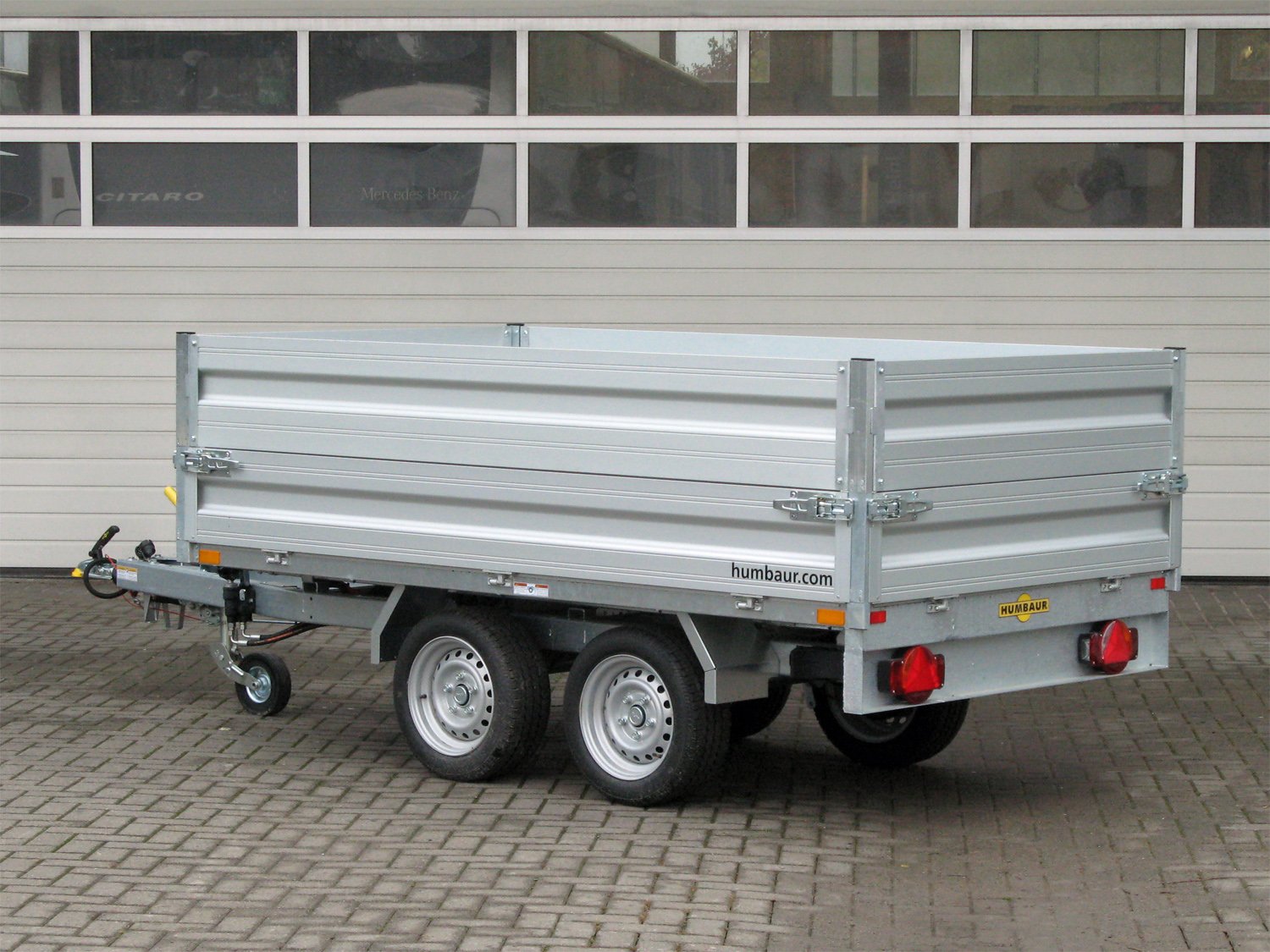 Humbaur HUK 272715 E-Pumpe u. BW-Aufsatz – Rückwärtskipper – 2700 kg – Bild 9