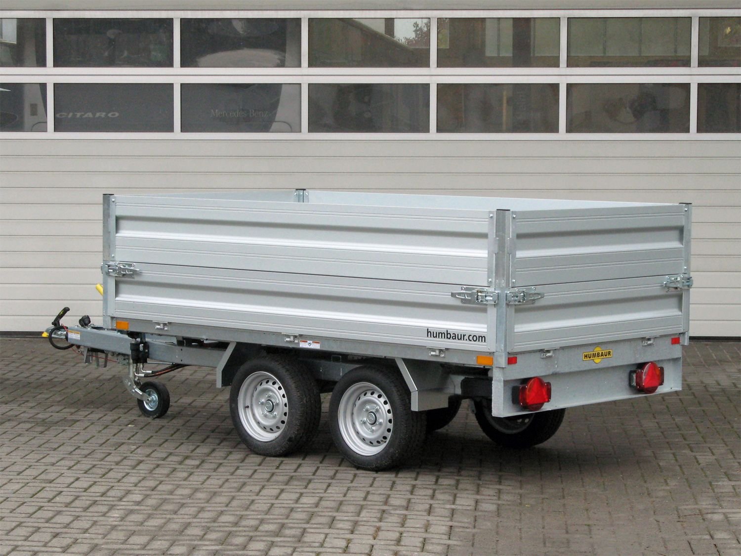 Humbaur HUK 272715 E-Pumpe u. BW-Aufsatz – Rückwärtskipper – 2700 kg – Bild 10