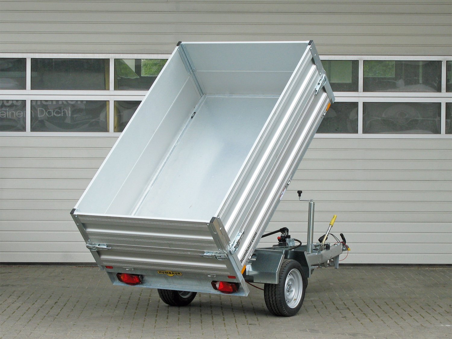 Humbaur HUK 152314 mit Aufsatz – Rückwärtskipper – 1500 kg