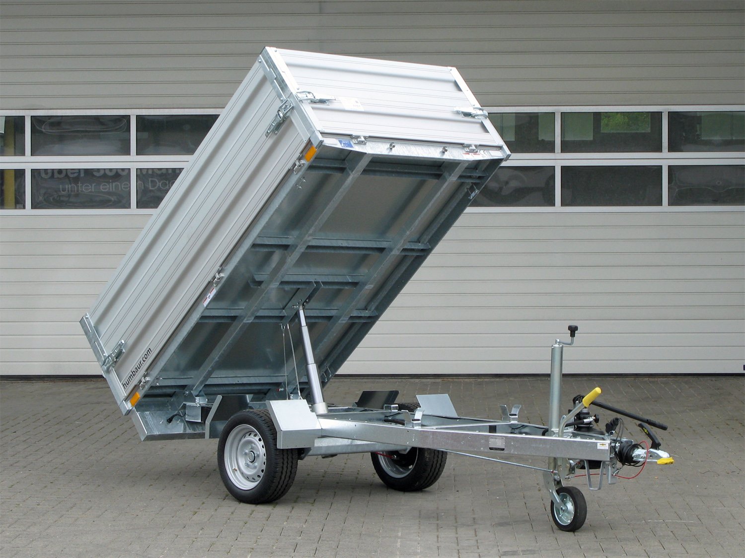 Humbaur HUK 152314 mit Aufsatz – Rückwärtskipper – 1500 kg – Bild 3