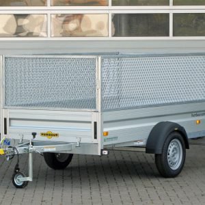Humbaur HA752513 KV – Einachsanhänger mit Gitteraufsatz – 750 kg