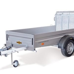 Humbaur HA132513 Überfahrwand – Einachsanhänger – 1300 kg