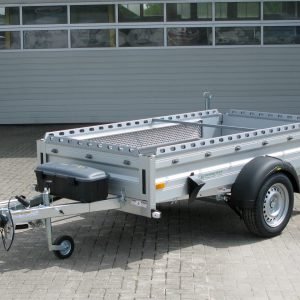 Humbaur HA132513 mit Motorrad-Set – Einachsanhänger – 1300 kg