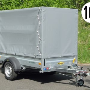 Humbaur HA132513 KV 100 km/h Hochplane – Einachsanhänger – 1300 kg