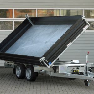 Humbaur HTK 3500.31 STAHL – 3-Seiten-Kipper mit Rampen – 3500 kg