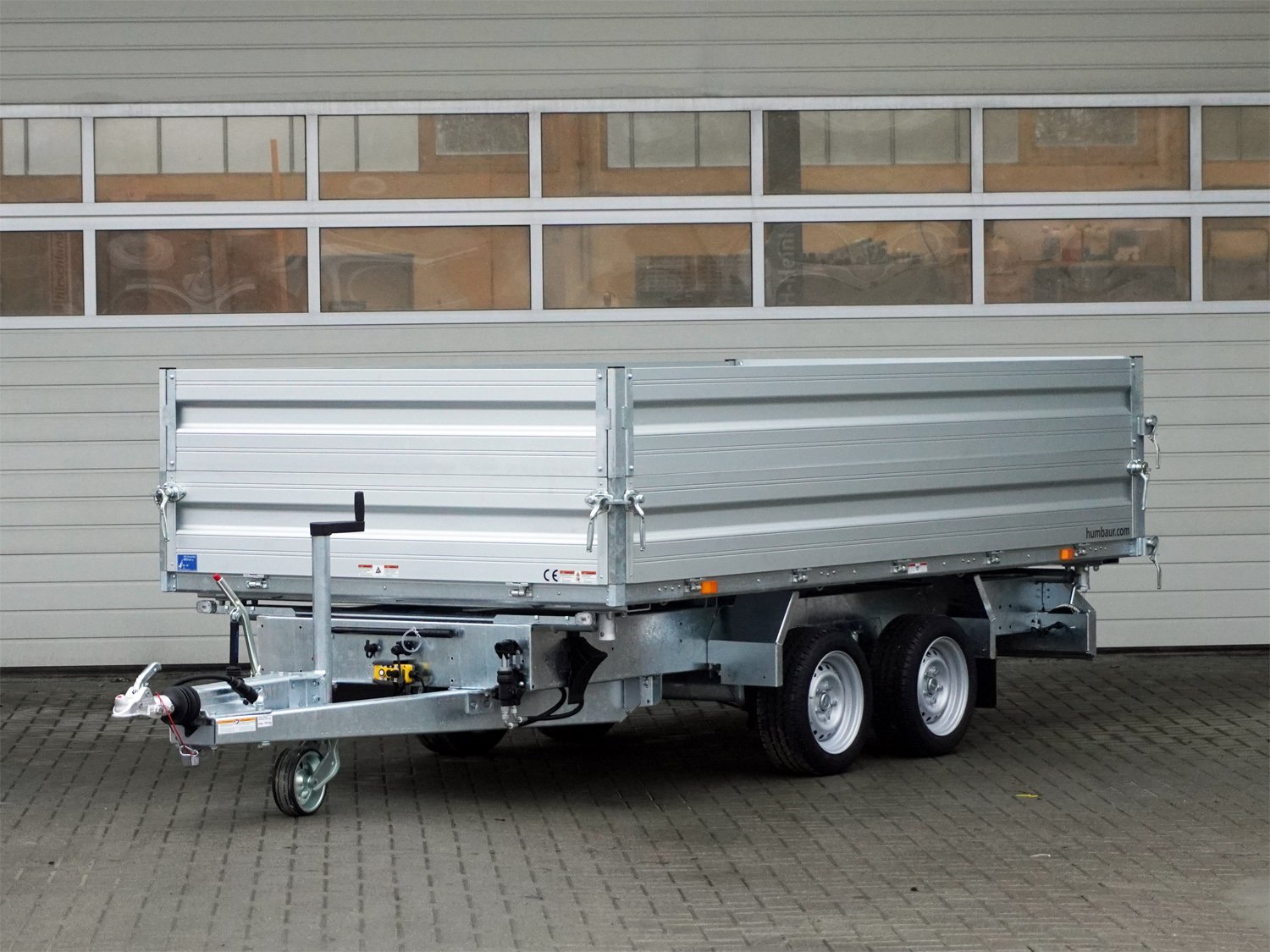Humbaur HTK 3500.37 ALU-Aufsatz Rampen – 3-Seiten-Kipper – 3500 kg – Bild 3