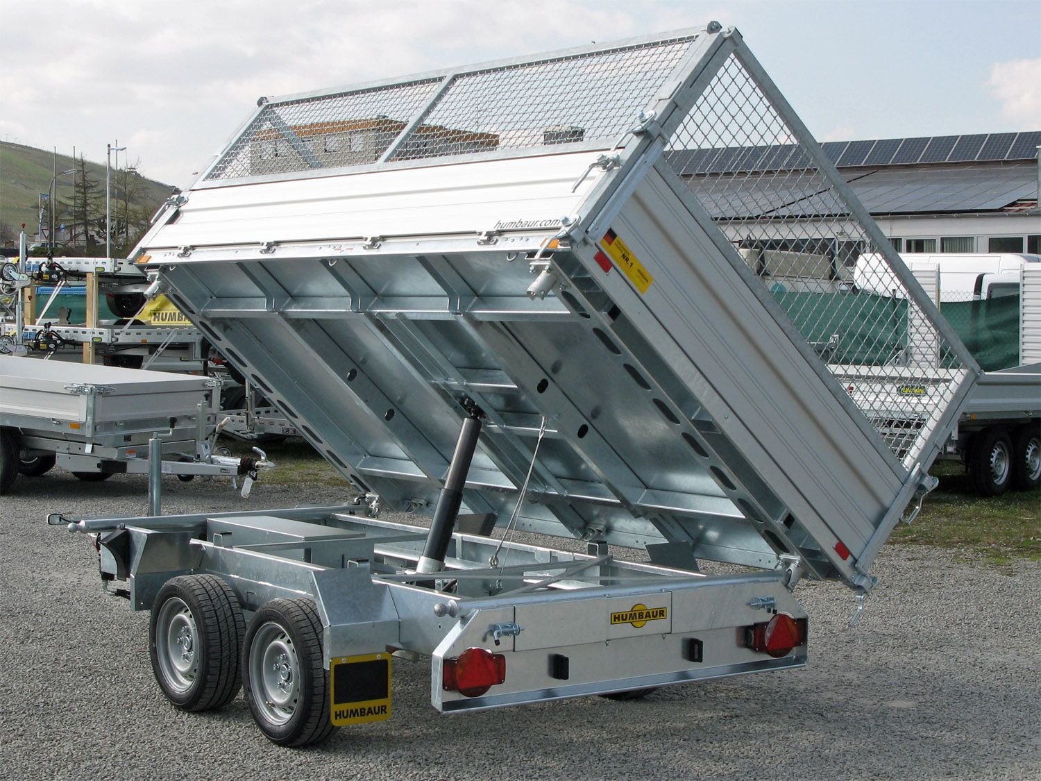 Humbaur HTK 3000.31 ALU Gitteraufsatz – 3-Seiten-Kipper – 3000 kg – Bild 4