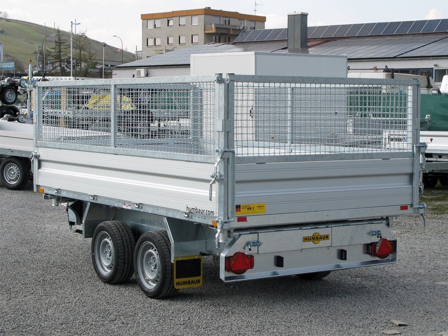 Humbaur HTK 3000.31 ALU Gitteraufsatz – 3-Seiten-Kipper – 3000 kg – Bild 7