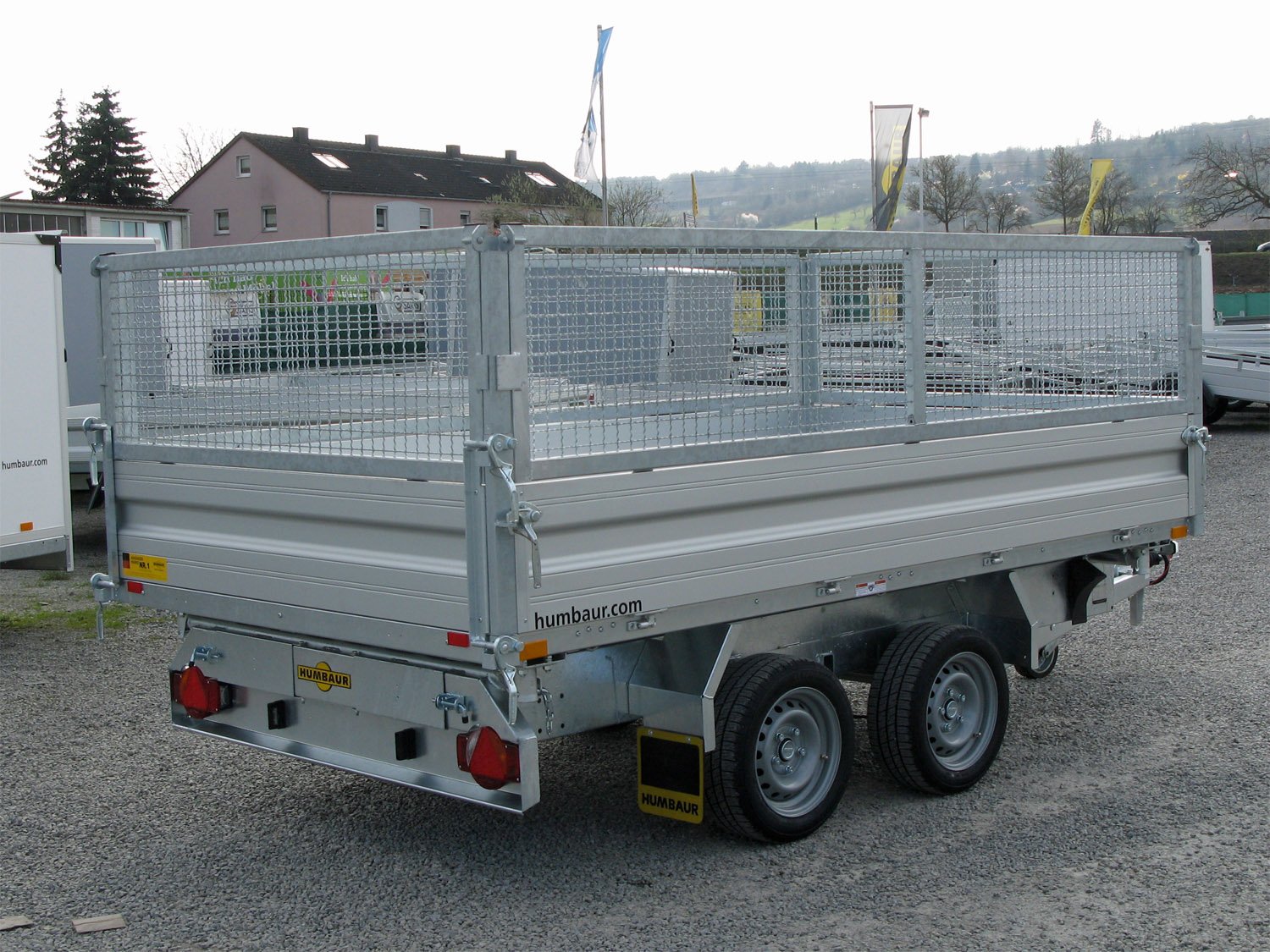 Humbaur HTK 3000.31 ALU Gitteraufsatz – 3-Seiten-Kipper – 3000 kg – Bild 9