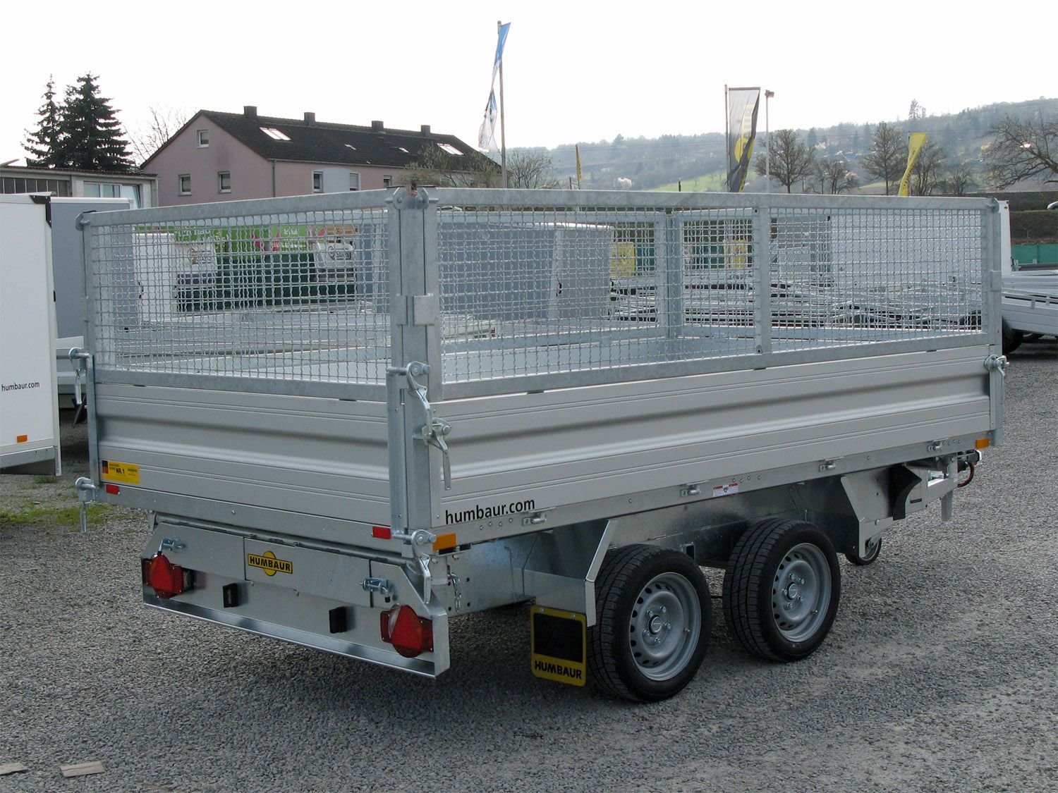 Humbaur HTK 3000.31 ALU Gitteraufsatz – 3-Seiten-Kipper – 3000 kg – Bild 10