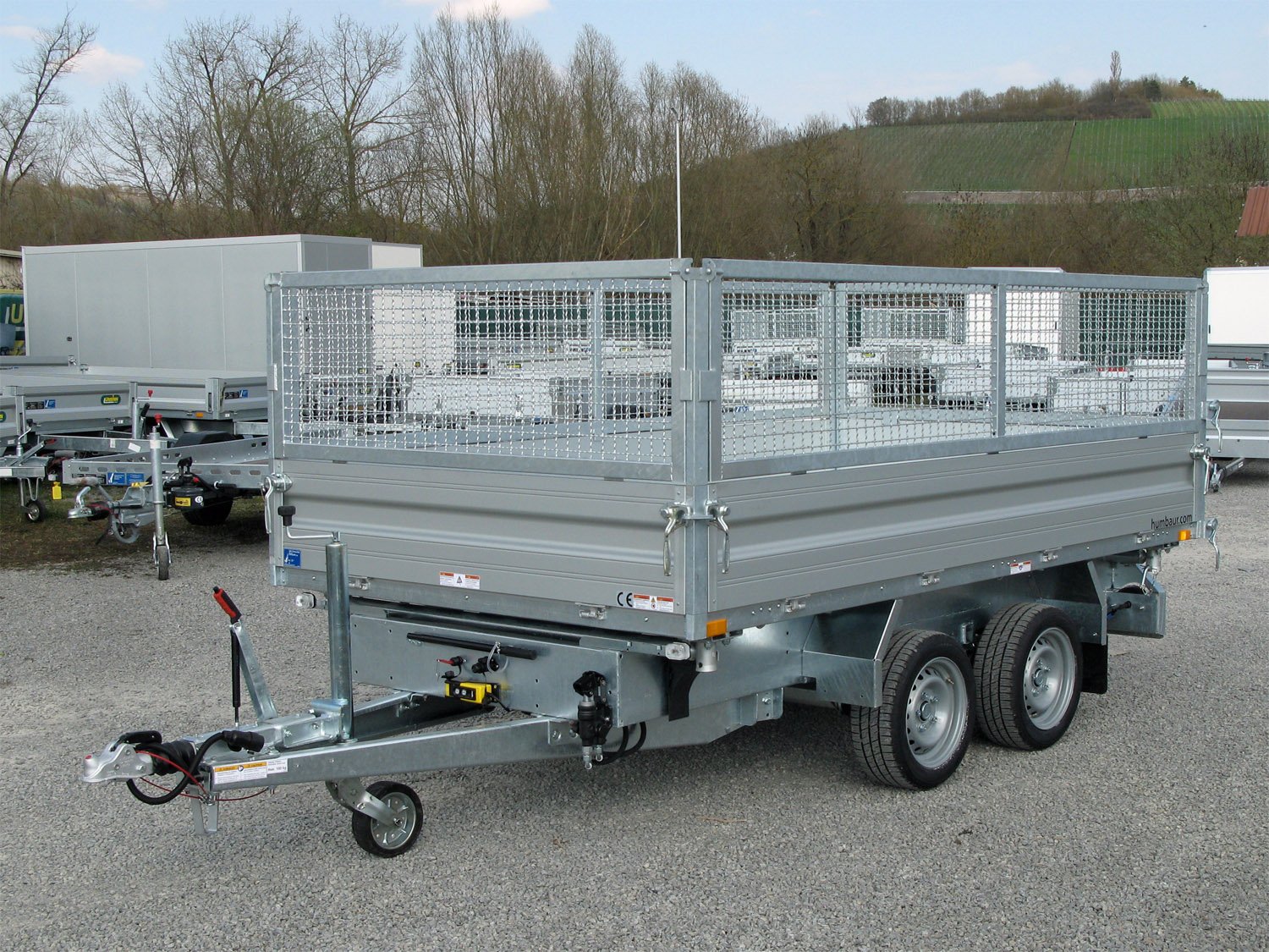 Humbaur HTK 3000.31 ALU Gitteraufsatz – 3-Seiten-Kipper – 3000 kg – Bild 11