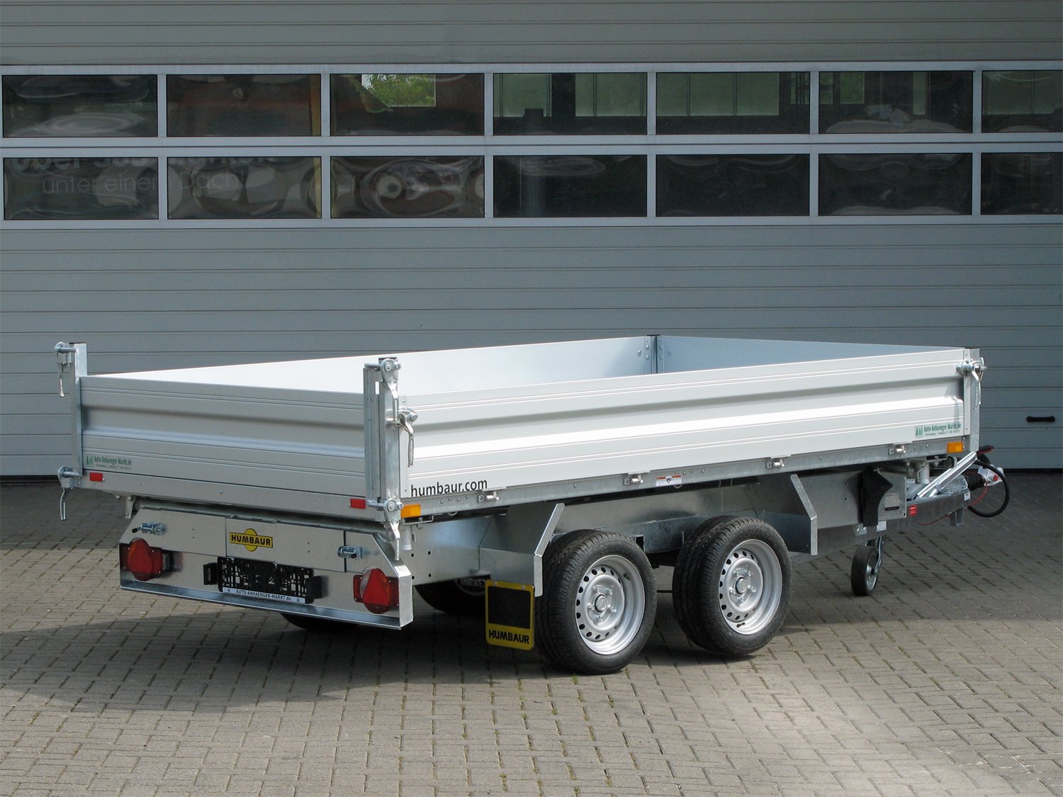 Humbaur HTK 3500.37 ALU-Aufsatz Rampen – 3-Seiten-Kipper – 3500 kg – Bild 7