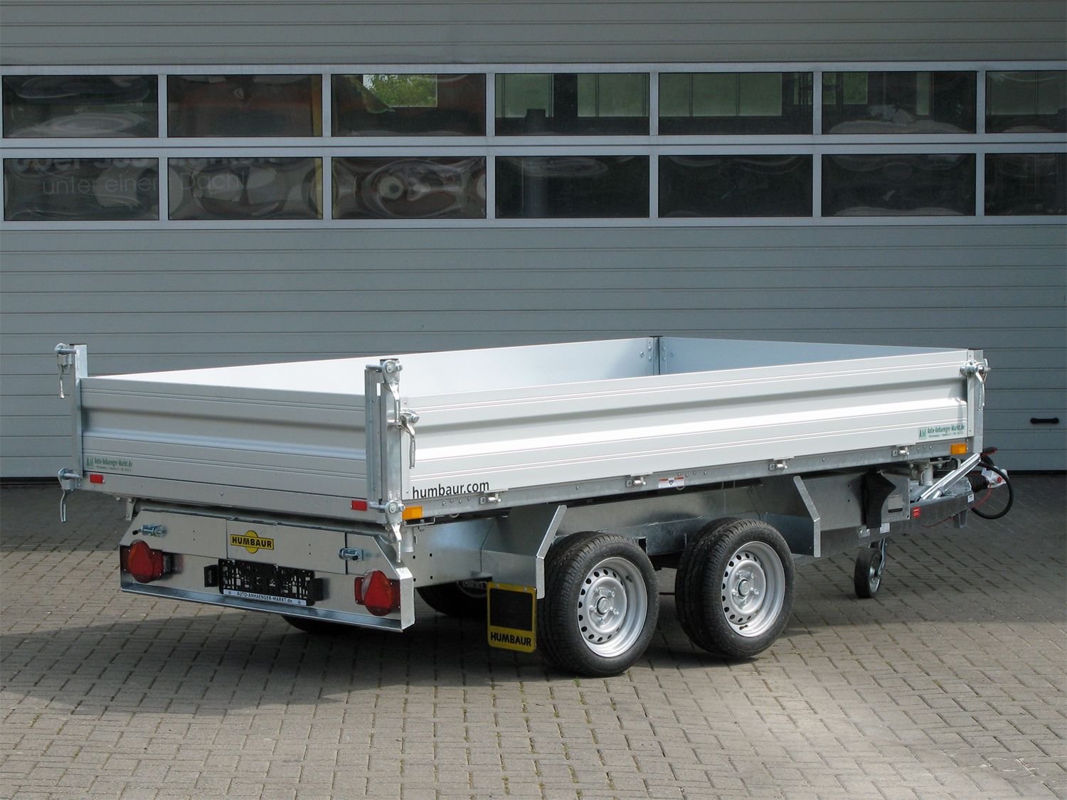 Humbaur HTK 3500.37 ALU-Aufsatz Rampen – 3-Seiten-Kipper – 3500 kg – Bild 8
