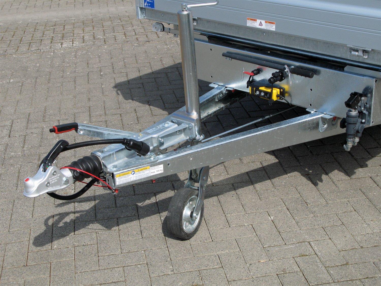 Humbaur HTK 3500.37 ALU-Aufsatz Rampen – 3-Seiten-Kipper – 3500 kg – Bild 17