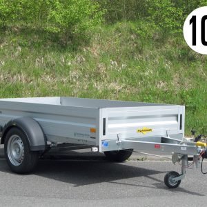 Humbaur HA132513 KV 100 km/h Alu – Einachsanhänger – 1300 kg
