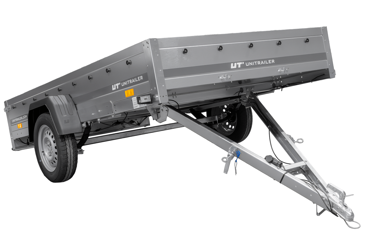 Einachsanhänger auf Blattfedern 264×150 UNITRAILER GARDEN 265/R KIPP