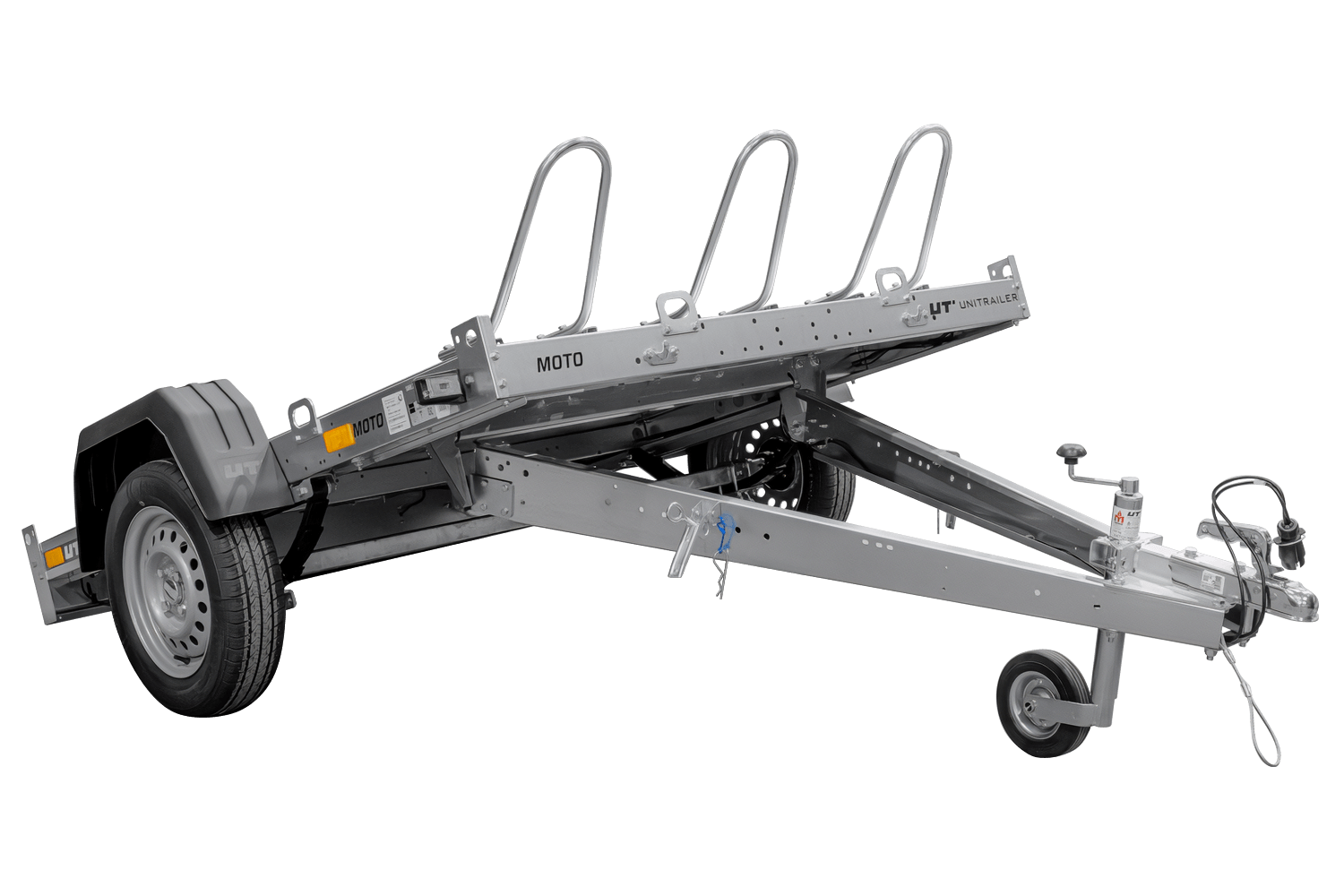 Motorradanhänger 220×155 UNITRAILER MOTO 3 Feder