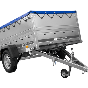 Leichtanhänger auf Blattfedern 200×125 UNITRAILER GARDEN 201/R KIPP mit BIS-Seiten, H-0-Rahmen