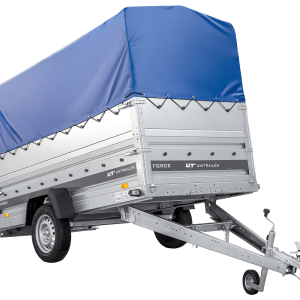 Autotransportanhänger 264×125 UNITRAILER FORCE 264 KIPP mit BIS-Seitenwänden, H-800-Rahmen