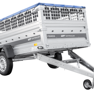 Einachsanhänger 264×125 UNITRAILER FORCE 264 KIPP mit Gitterwänden, H-0-Rahmen